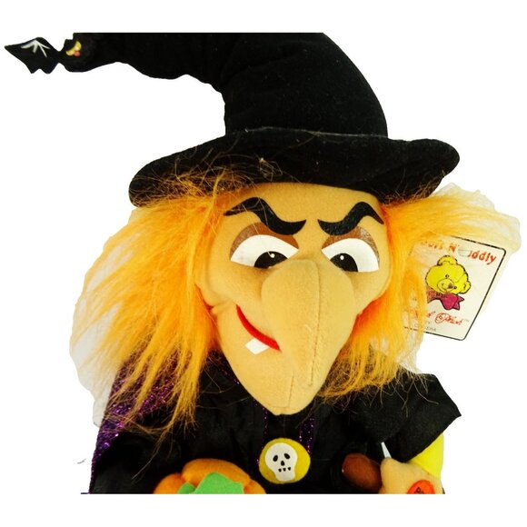 Vintage Halloween Witch Animated Monster Mash Chrisha Playful Plush - Picture 3 of 7